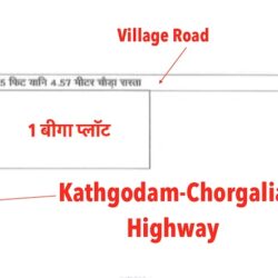 1 Bigah Commercial Land in Kathgodam-Chorgalia Highway