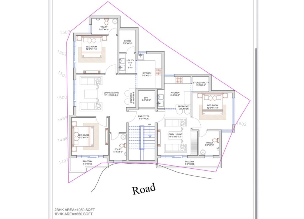 The Jungle Retreat Homes floor map
