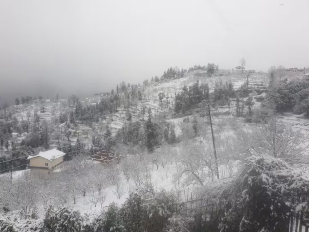 snowfall at KP stay letibunga