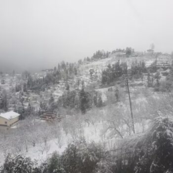 snowfall at KP stay letibunga