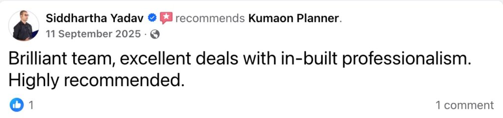 Kumaon Planner FB Reviews