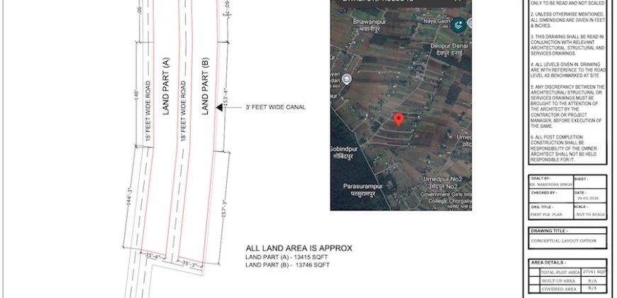 Residential Plots for Sale in Katan Khanwal, Chorgalia